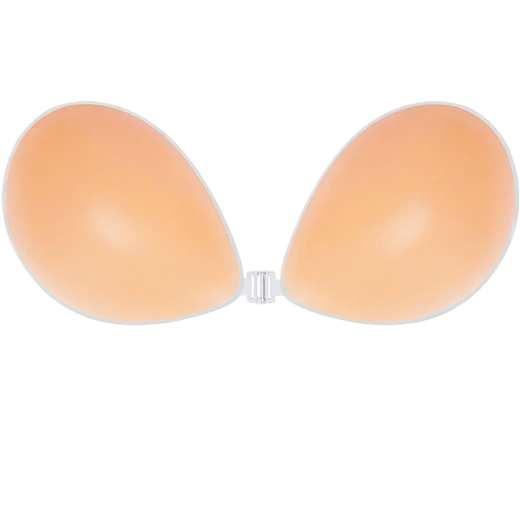 Strapless Bra Adhesive - Push-Up Telsiz Katı Silikon Sütyen, Yeniden