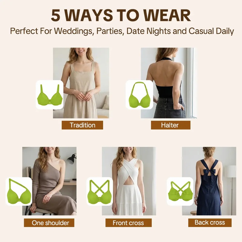 HSIA Seraphina 5 Yönlü Çok Ama - Underwire Bra Padded incelemesi ve fiyatı