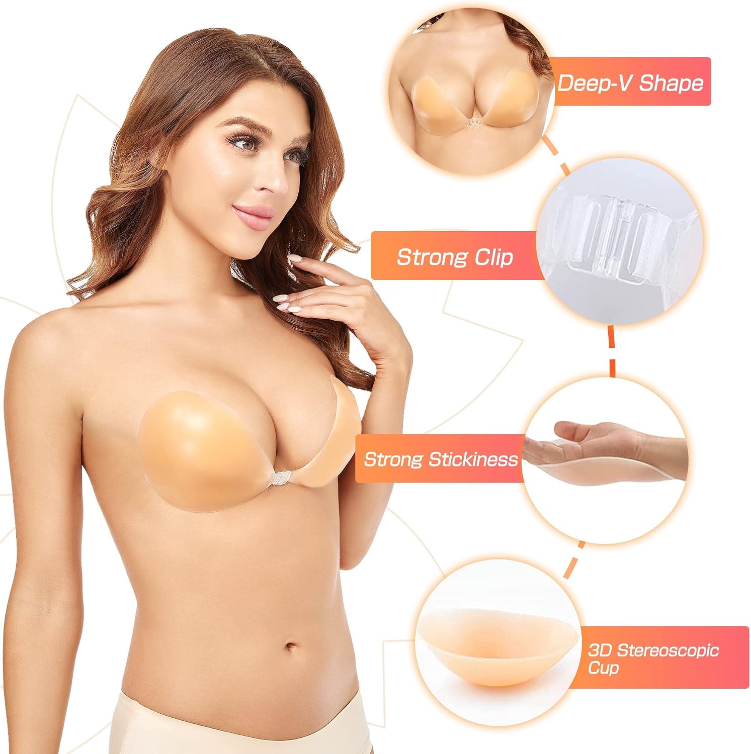 Push-Up Telsiz Katı Silikon Sü - Strapless Bra Adhesive incelemesi ve fiyatı
